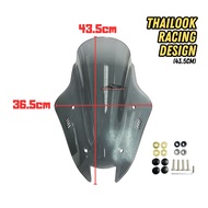 Zontes 350D Windshield Improved & Enhanced Wind Protection and Comfortable Riding