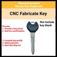 [KC11403] Mazda Key Copy Duplicate with cnc machine