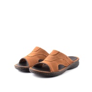 THE FLEXX Mens Kayden Comfort Slip-On Sandals -TF9245-CM2-8-TAN