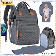 FENGLIN Diaper Bag Backpack Baby Bag for Boys Girls Waterproof for Moms Dads USB Charging Port Large Travel Diaper Bag