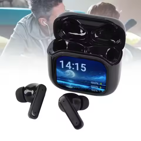 Bluetooth 5.4 Translator Earbuds Noise Reduction Language Translator Earbuds Stereo Sound ABS Multi 