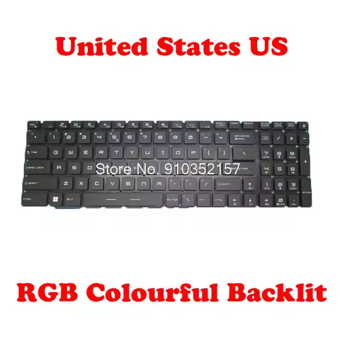 US JP RGB Backlit Keyboard For MSI GE77 Raider GE77 HX-12U GE77HX 12UGS 12UGS-027CN GE77HX 12UH 12UH