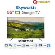Skyworth 55SUB7800  50/ 55 Inch 4K TV UHD Android Google Tv  Chromecast LED Television 55SUB7800.