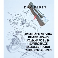 Yamaha U5 U7 V70 V75 V80 YB100 L2G L2SN SUPERDELUXE EXCELLENT ROBOT L2 SUPER NEW V80CDI . Front / BA