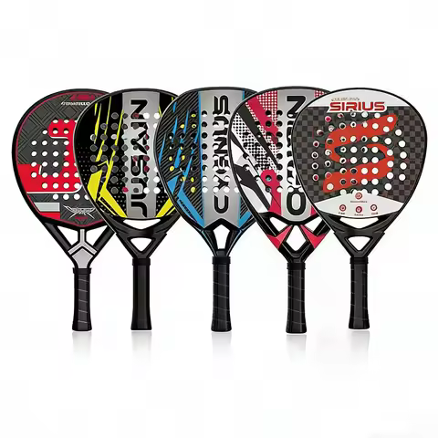 18K carbon fiber Padel racket Paddle racket EVA elastic memory foam core Lightweight tennis racket C