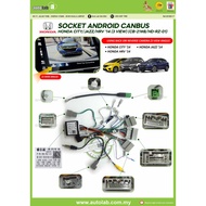 Car Stereo Power Harness Socket with Canbus for Android Player - Honda City / Jazz / HRV 2014 (3 View)