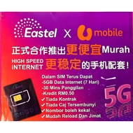 Umobile Eastel Prepaid Sim