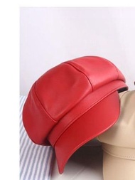 Topi Baret Korea Kulit Model Oktagonal