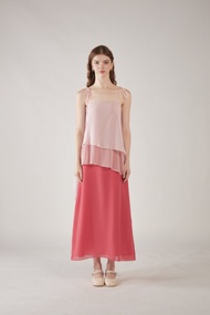 (a DAY on BAY) Petal Sheer Fade Dress • Wild Rose Blush • ชุดเดรสไปงาน