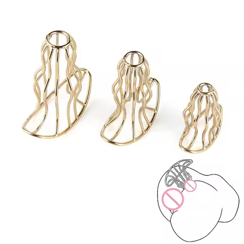 Stainless Steel Anal Dilator with Hollow Design - Adult Butt Plug for Anal Training, Peep Show, BDSM