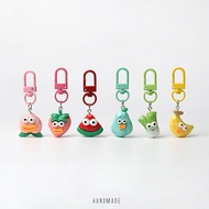 Fruit keychain pendant funny bag accessories Keychain funny hanging chain