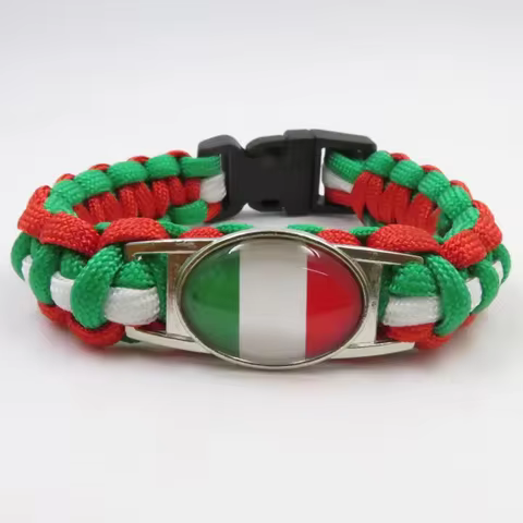 Customise Italy Bracelet Charm Italy Wrap Bracelets & Bangles For Women And Men Gift