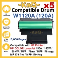 5x DRUM 120A W1120A W2090A 120A LaserJet Color Laser 150 MFP 178 179 Laser Printer Image Drum Unit 1