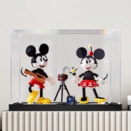 LEGO 43179 Mickey and Minnie Mouse Acrylic Display Box Kotak Penyimpanan Mainan Transparent Figure S