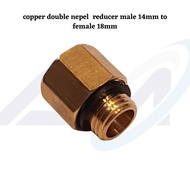 ctg konektor nepel reducer female 18 mm ke male 14 mm pompa elektrik