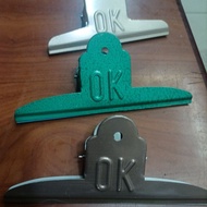 6CM Greenhouse White Clip Iron Clip Bill Folder Office Stationery Bill Clip Large Clip 67c28