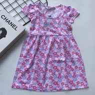 Dress 1y - 8y/9y 100% Cotton Bungs Sakura COlorfuul