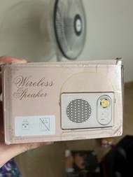 全新粒你復古藍牙喇叭可以插USB Micro SD 播放 Type C 充電紫色