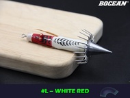 BOCEAN LASER Bottom Sinker Squid Jig Mata Candat Sotong Gewang Perambut Candat Sotong Fishing Gewang
