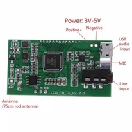 Pemancar Fm Radio Fm Tuner Digital Display Dsp Pll Terbaru