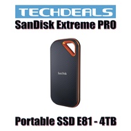 SanDisk Extreme PRO Portable SSD E81 - 4TB