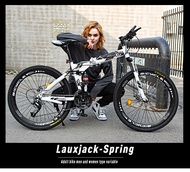 21-speed Mountain folding trail bike 24/26 inch dual shock absorption integrated wheel variable spee