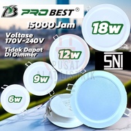 PROBEST LED PANEL DOWNLIGHT LED DOWNLIGHT CEILING LIGHT CEILING PANEL ROUND INBOW 6W 9W 12W 18W 6 WA