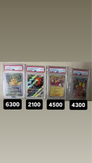 Pokémon psa 10或trade up 有意pm
