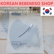 Made in Korea CHARMZONE Tone up fit Black label Light KF94 Mask(25P)