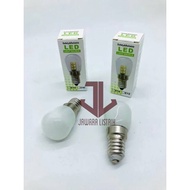 CAHAYA LED FRIDGE LIGHT 3W 3 W WATT E12 E14 E 12 E 14 FROSTED WHITE LIGHT