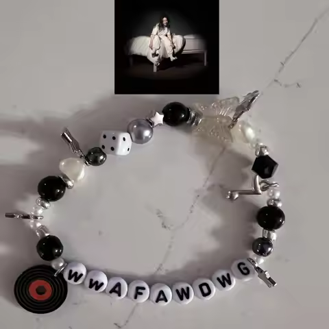 Billie Eilish When we all fall asleep, where do we go? Inspiration bracelet!