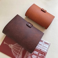 Uffizi A6 六孔活頁皮革筆記本/書衣/手帳 - 天使可麗露