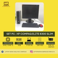 SET PC :  COMPAQ ELITE 8300 ULTRA SLIM DESKTOP [REFURBISHED]