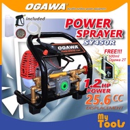 Mytools OGAWA SY450R Portable Engine Power Sprayer Pump Plunger Sprayer Pump Kebun Racun Portable C/W 10MT Hose FOC 500ML 2T