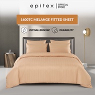 (New Arrival) Epitex Melange 1600TC Tencel Blend Dobby Fitted Sheet Set | Ultra Soft & Smooth (Witho