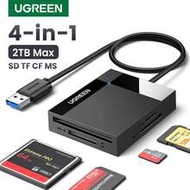 UGREEN 0.5 Meter 4 In 1 Type C USB 3.0 Card Reader ,Read 4 Cards Simultaneously For Digital Memory C