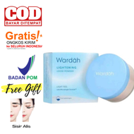 Wardah Lightening Loose Powder/ Wardah Lightening Matte Powder Gratis Sisir Alis