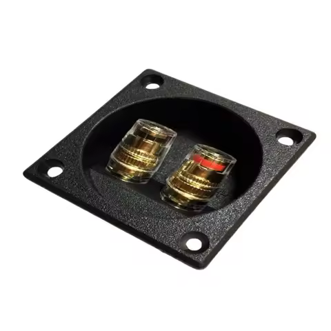 E8BE Speaker Junction Box Plastic Electronics Project Container Case Two-position Binding Post Speak
