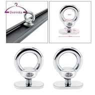 [Amleso2] 2x 304 Stainless Steel Marine Boat Kayak Canoe Eyelet Screws Retainer Eyelet 29x13x3mm