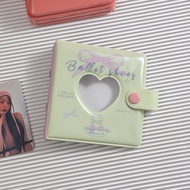 SHINSDAY Mini Binder 3 Ring Collect Book Binder Photocard Album PC Kolbuk Ballet Core