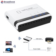 DREAMFOREST USB2.0 Wireless Printer Server With 10/100Mbps Lan/ Bridge Multi-Mode Computer Printer D