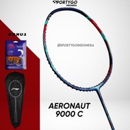 Racket Badminton LI-NING AERONAUT 9000 C COMBAT ORIGINAL / lining 9000c