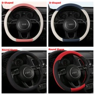 High Quality Universal PU Leather Car Steering Wheel Cover Breathable Non Slip Fit Steering Wheel Di