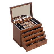 Hand Antique Jewelry Premium Jewelry Box Box Decoration Solid Wooden Wooden Chinese Style European S