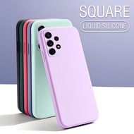 Oppo Reno 6 Pro + 5G 6Z Square Liquid Silicone Casing For Reno Z 2Z 2F 10X Zoom Candy Colors Phone Case Soft Shockproof Protective Cover