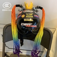 C C C Certified Helmet Summer Dirty Braids Cool Half Helmet Electric Vehicle Motorcycle Abstract Hel