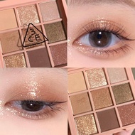 All-Match Divine Plate!3CE/Sanxi Jade Jiugongge Nine Colors Matte Eyeshadow Earth Color Novice Daily