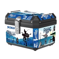 Motorcycle Top Box Sticker ABS 45L Waterproof Box Premium Motorcycle Box Accessories Box Motor Motor