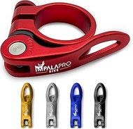 IMPALAPRO Bike Quick Release Seatpost Clamp 34.9 mm / 31.8 mm – Ultralight 38g CNC 7075 Aluminium Bi