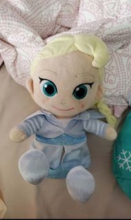 全新正版迪士尼 Frozen Elsa 手偶 景品公仔